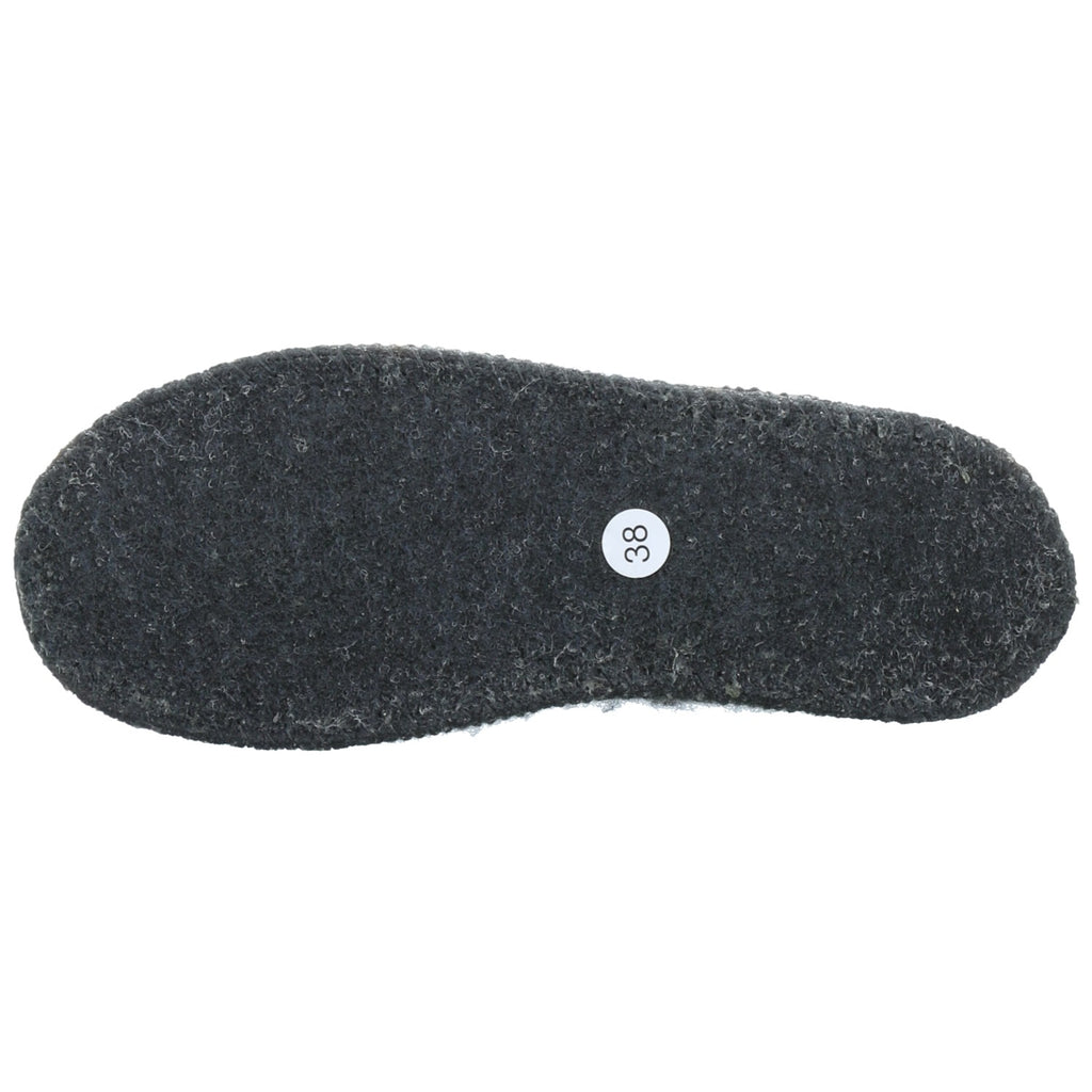 Haflinger/iesse Marina Slipper grau – Sohle