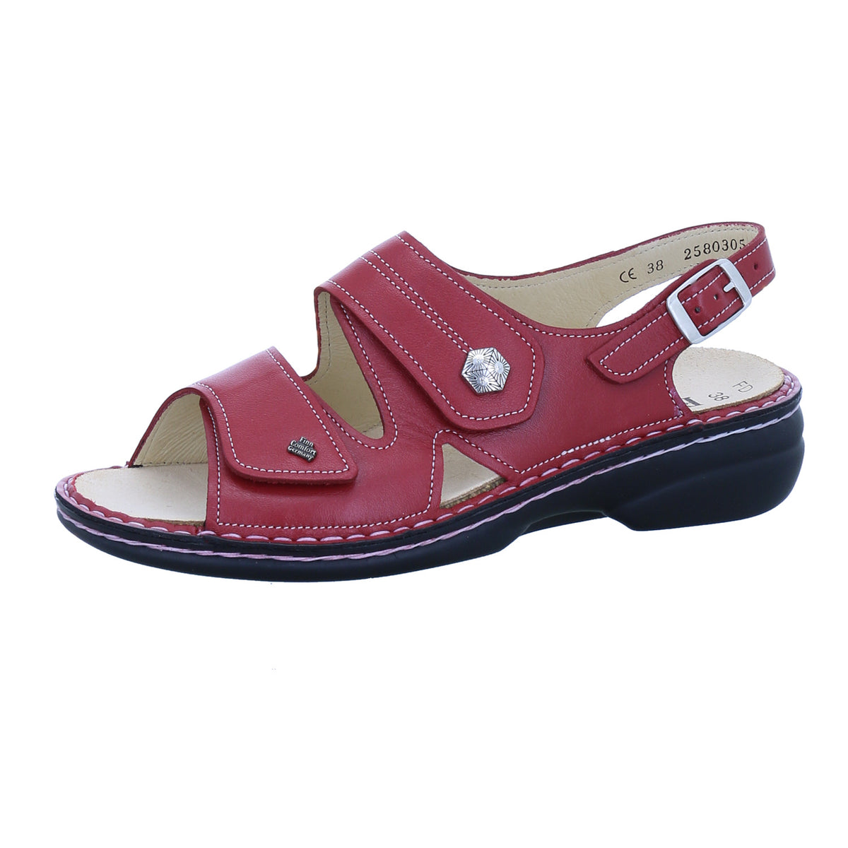 Finn Comfort Milos rot – Ansicht 05